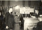 Ohnimus as Asst. DA in SF Courtroom, circa 1930s (with lady)