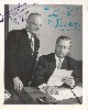 Assembly Speaker L.H. Lincoln (right) & Speaker pro Tempore Thomas Maloney (left), 1955 or 1956 (autographed)
