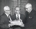 Assemblymen William S. Grant, Harold K. Levering & Chief Clerk Arthur Ohnimus, circa 1958-61