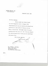 James Rolph, Jr. Letter