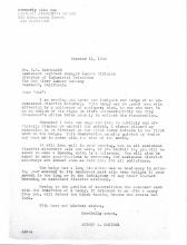 Letter to Mrs. S.W. Macdonald Assistant Resident Manager Lumber Division