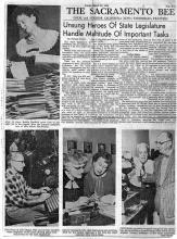 The Sacramento Bee, Sunday, March 29, 1959: Unsung Heroes of State Legislature Handle Multitude of Important Tasks