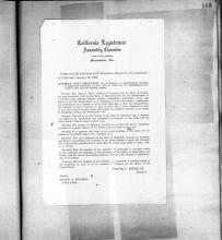 Assembly Joint Resolution No. 6 – Relative to memorializing Congress to adopt bill introduced by Hon. John E. Raker for the establishment of a Pacific Coast national highway system.