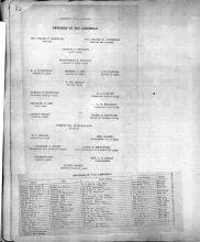 page listing Officers of the Assembly, unknown date