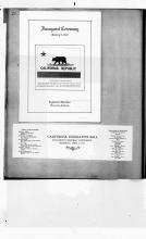 2 articles: Inaugural Ceremony. California State Flag.