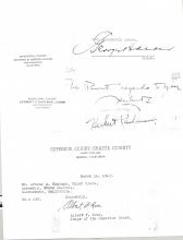 This page displays signatures for the 4 Judges