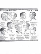 THE SACRAMENTO BEE, TUESDAY, MARCH 11, 1941  Sketching The Legislature  --By A. V. Buel