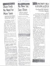This page displays 3 newspaper clipping