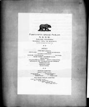 Grand Parlor menu