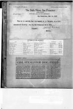 This is to certify that the bearer, A. A. Ohnimus, is a duly accredited reporter for the San Francisco Daily News. The second item displays the name, title, home address, local address and phone number of Officers of the Assembly.