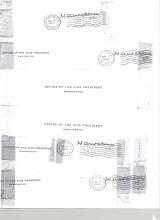 A circular stamp is shown here it reads: Washington D.C. 26 1941. May 29 7:30 PM. Another stamp is shown next to it that reads: H. A. Wallace V.P.